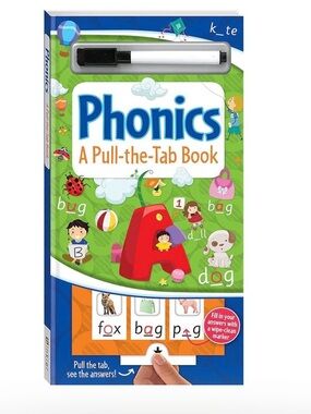 Phonics A Pull-the-Tab Book - with Wipe-Clean Marker
